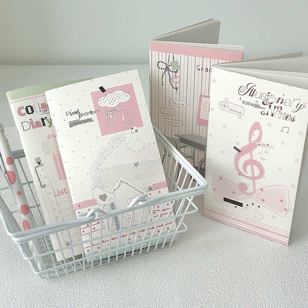 สมุดโน้ตดนตรีพกพาสไตล์เกาหลี A - Blank Sheet Music Notebook บทวิจารณ์และราคา