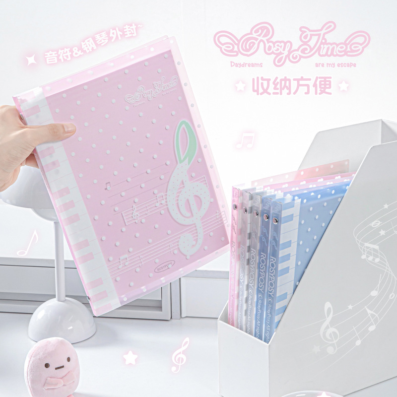 สมุดโน้ตปกอ่อน Rosyposy Melody - Blank Sheet Music Notebook บทวิจารณ์และราคา